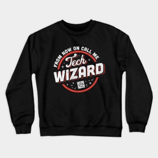 Tech Wizard - Computer Repair & IT Support Crewneck Sweatshirt